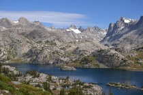 Just breathtaking Island Lake in Wyoming a  mile hike from any trailhead x