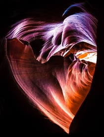 Just got back from an epic roadtrip and one of our stops was also Antelope Canyon The Heart of the Canyon 