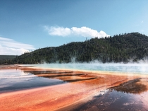 Just when I thought nothing could surprise me anymore I stumble into Yellowstone Grand Prismatic Spring Yellowstone National Park USA 