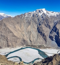 Karakoram Range and Indus River Pakistan 
