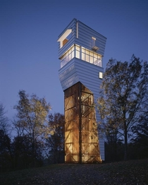 Keenan TowerHouse in Fayetteville Arkansas  by Marlon Blackwell Architect 