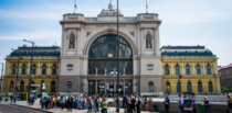 Keleti Train Station in Budapest was designed in eclectic style by Gyula Rochlitz and Jnos Feketehzy and was constructed between  and 