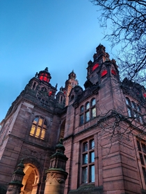 Kelvingrove art gallery and museum Glasgow Scotland Architect Sir John W Simpson