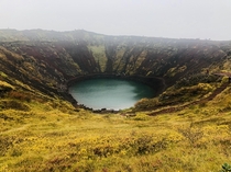 Keri is a volcanic crater lake located in the Grmsnes area in south Iceland along the Golden Circle The caldera itself is approximately  m  ft deep  m  ft wide and  m  ft across Keris caldera is one of the three most recognizable volcanic craters - 