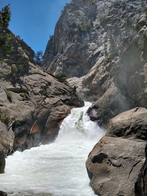 Kings Canyon National Park CA Roaring River Falls definitely a gem of a national park 