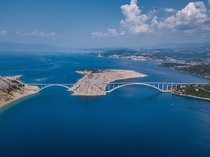 Krk bridge Croatia