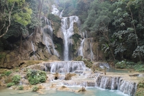 Kuang Si waterfall near Luang Prabang Laos Taken by me 
