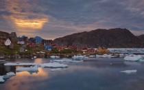 Kulusuk a small island village off the southeast coast of Greenland 