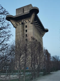 L-tower of the Flakturm complex Augarten Vienna Austria