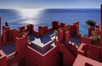 La Muralla Roja The Red Wall - Ricardo Bofill