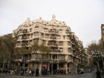 La Pedrera by Antoni Gaud in Barcelona Spain 