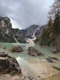 Lago Di Braies Italian Dolomites 