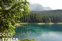 Lago di Carezza in peace Italy 