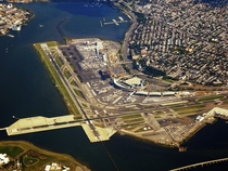 LaGuardia Airport on Flushing Bay Queens New York 