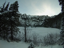 Lake Angeles in Olympic National Park January st 