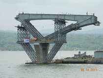 Lake Champlain Bridge Construction 