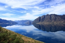 Lake Hawea Wanaka New Zealand  taken by a friend