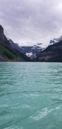 Lake Louis Alberta Canada From a canoe 