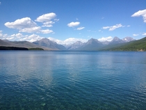 Lake McDonald in Glacier National Park Montana 
