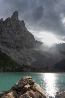Lake Sorapis Dolomites Italy 