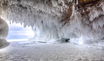 Lake Superior Ice Cave by Kelly Marquardt 