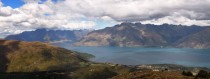 Lake Wakatipu Cecil Peak and The Remarkables New Zealand 
