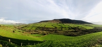 Landscape taken on a drive through Anascaul Ireland on the way to Dingle 