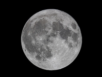 Last nights Blue Moon at mm focal length 