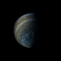Latest view of Jupiter from the Juno spacecraft 