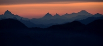 Layers of the Cascade Mountains from Aasgard Pass  photo by Ari Bixhorn