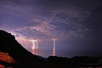 Lightning Eclipse from the Planet of the Goats by Chris Kotsiopoulos GreekSky