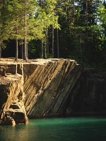 Limestone Quarry Pool - Dalarna Sweden  IG aerostethic