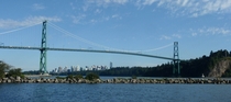 Lions Gate bridge Vancouver BC 