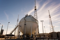Liquid Oxygen storage tank at Space Launch Complex  Cape Canaveral Air Force Station 