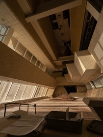 Lobby of an Abandoned Paul Rudolph Masterpiece 