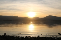 Loch Lomond at sunset 