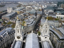 London from the top of Saint Pauls Cathedral 