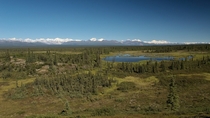 Looking north from the Denali Highway toward the Alaska Range - about  miles east of Cantwell 
