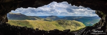 Looking out from the Priest hole The Lake District 