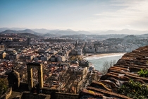 Looking out over San Sebastian Basque Country in Spain  by GoodVybesDaily