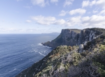 Looking west from Cape Pillar Tasmania 
