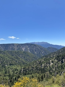 Lookout over the San Bernardino National Forest 