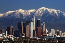 Los Angeles and the San Gabriel Mountains 
