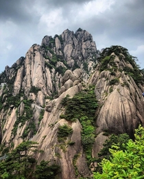 Lotus Peak at Huangshan China 