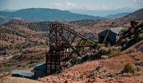 Lovely view and photo op but had to avoid the rowdy dogs down below I explored this old mine facility and the top machine room that was literally in some guys back yard The whole thing was a time capsule of engineering and history I have interior pics as 