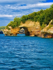 Lovers Leap Pictured Rocks National Lakeshore Michigan US 