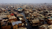 low-income waterfront housing in Lagos