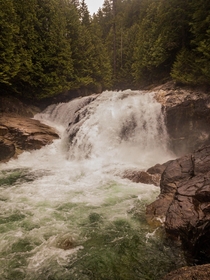 Lower Falls in Golden Ears Provincial Park British Columbia 