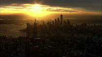 Lower Manhattan right now from tonights Mets broadcast SportsNet New York