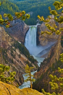 Lower Yellowstone Falls  by KKimages